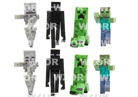 Opłatek na tort z Figurkami Minecraft