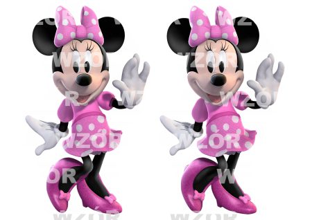 Opłatek na tort z Figurkami Myszka Minnie